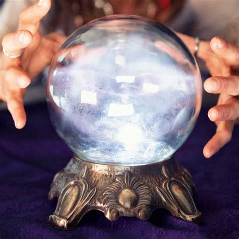 Witch hands crsytal ball